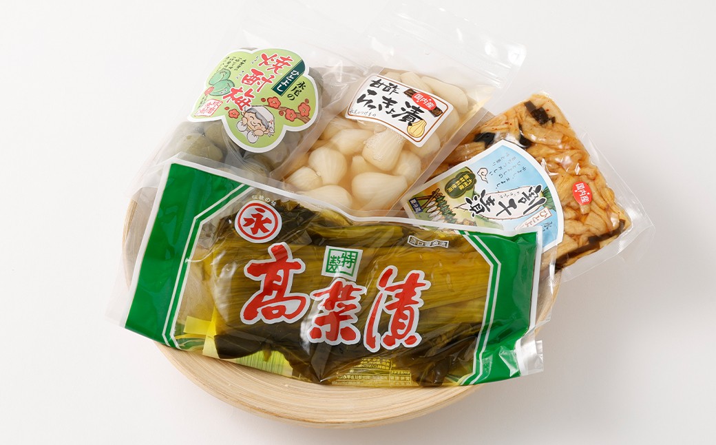 永尾商店『漬物詰め合せ』 Dセット 860g