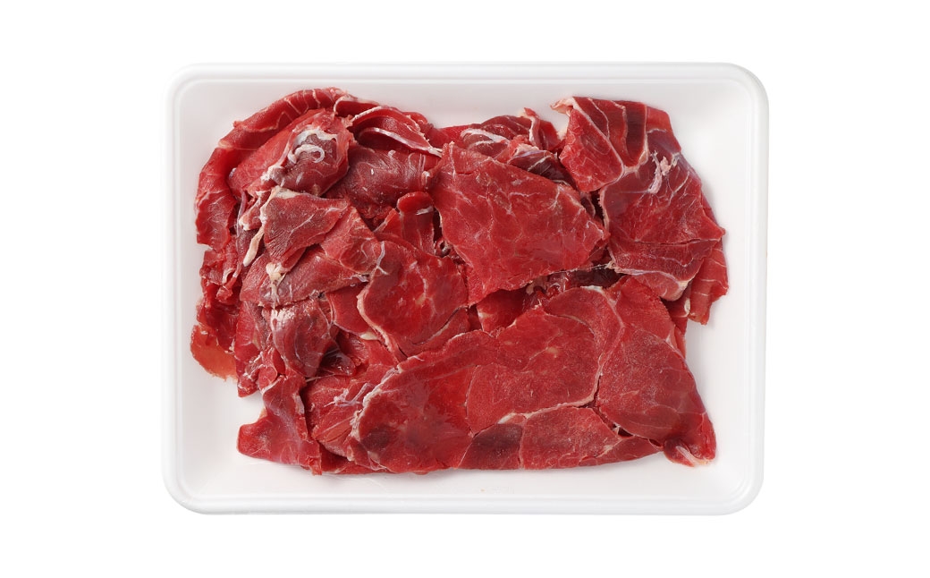 馬肉小間スライス1kg（500g×2パック）