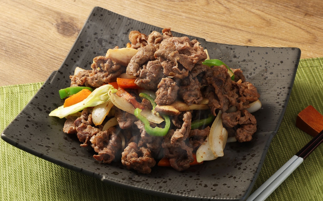 【3ヶ月定期便】 馬肉小間スライス1kg（500g×2パック）