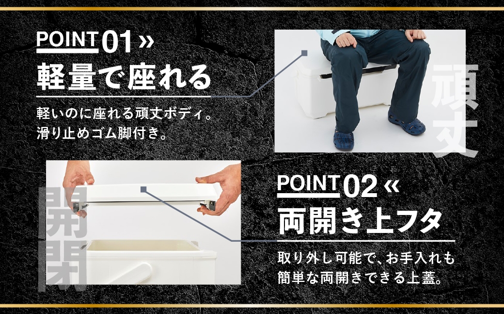釣具のダイワのクーラーボックス ライトトランクα GU3200 （容量:32リットル）