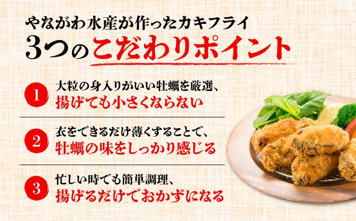 牡蠣 瞬間凍結 冷凍 大粒カキフライ…40個（20個×2）