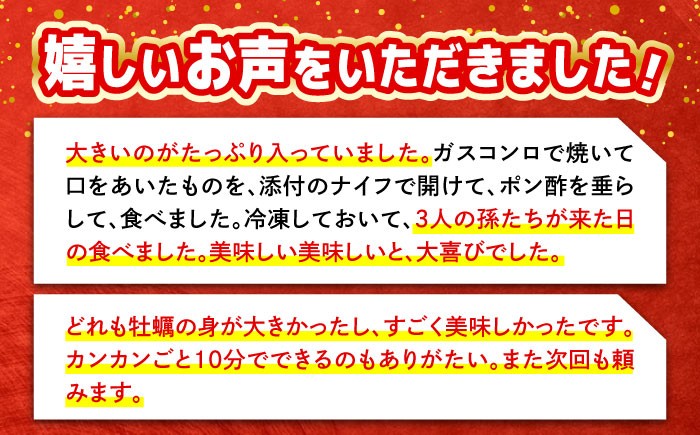 広島牡蠣 冷凍 殻付き カンカン焼き