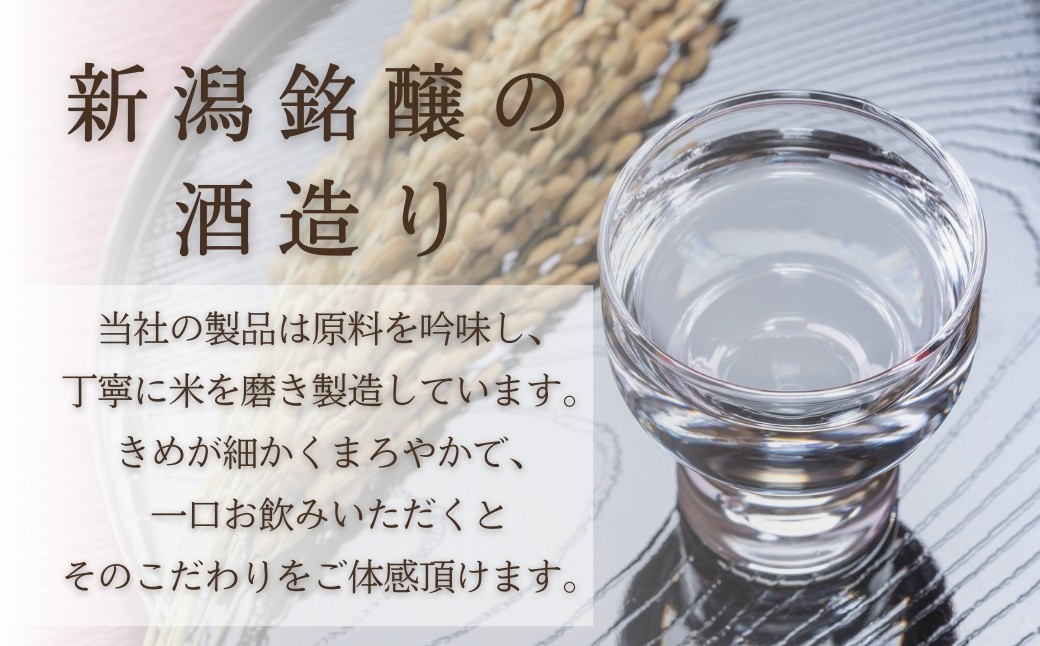 「山田錦」を35%まで磨き、越後杜氏が持てる力を全て注いで醸した逸品