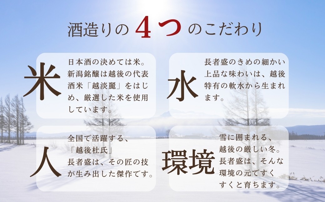 旨味のある味わいは、ザ・越後の淡麗辛口！