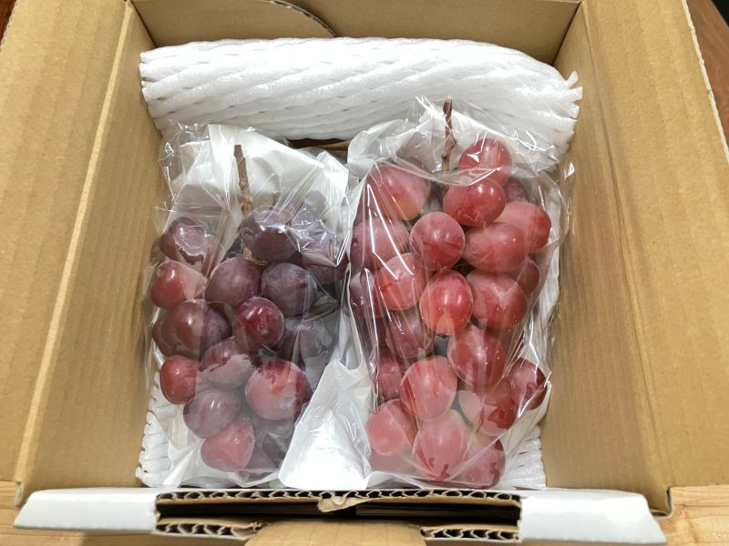 訳あり2房　梱包画像