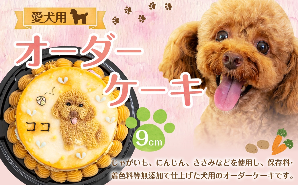 愛犬用 オーダーケーキ 9cm