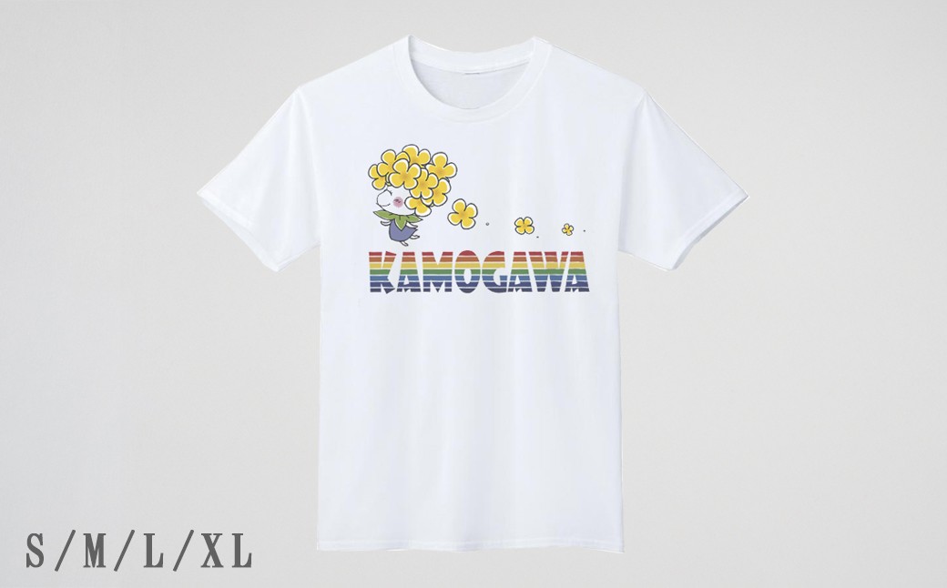 白いTシャツに、かわいい "ななちゃん"