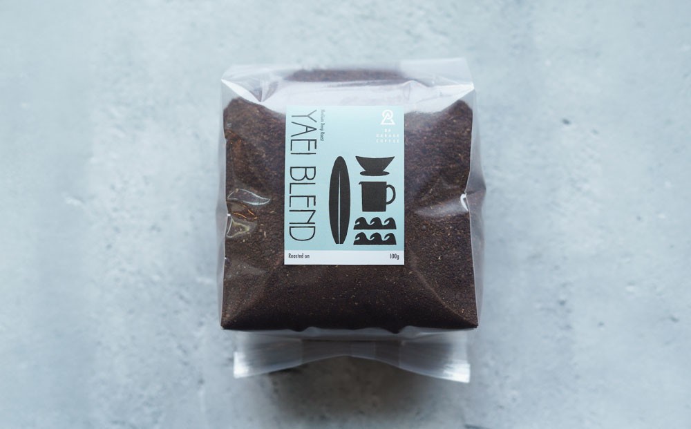 自家焙煎珈琲豆 〈中深煎り〉8Aブレンド（中挽き） 500g