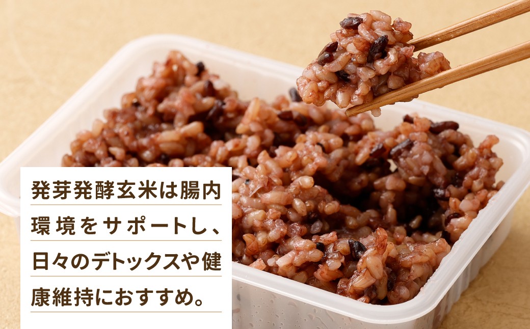 黒米と雑穀 発芽発酵玄米パックご飯 18食 ～タオの腸活デトックスごはん～ 