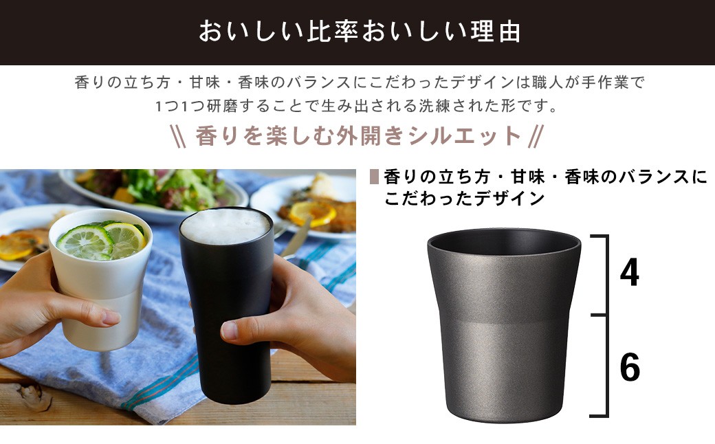 【京セラ】 真空断熱タンブラー 300ml ＜ホワイト2個・ブラック2個＞（計4個） CERAMUG