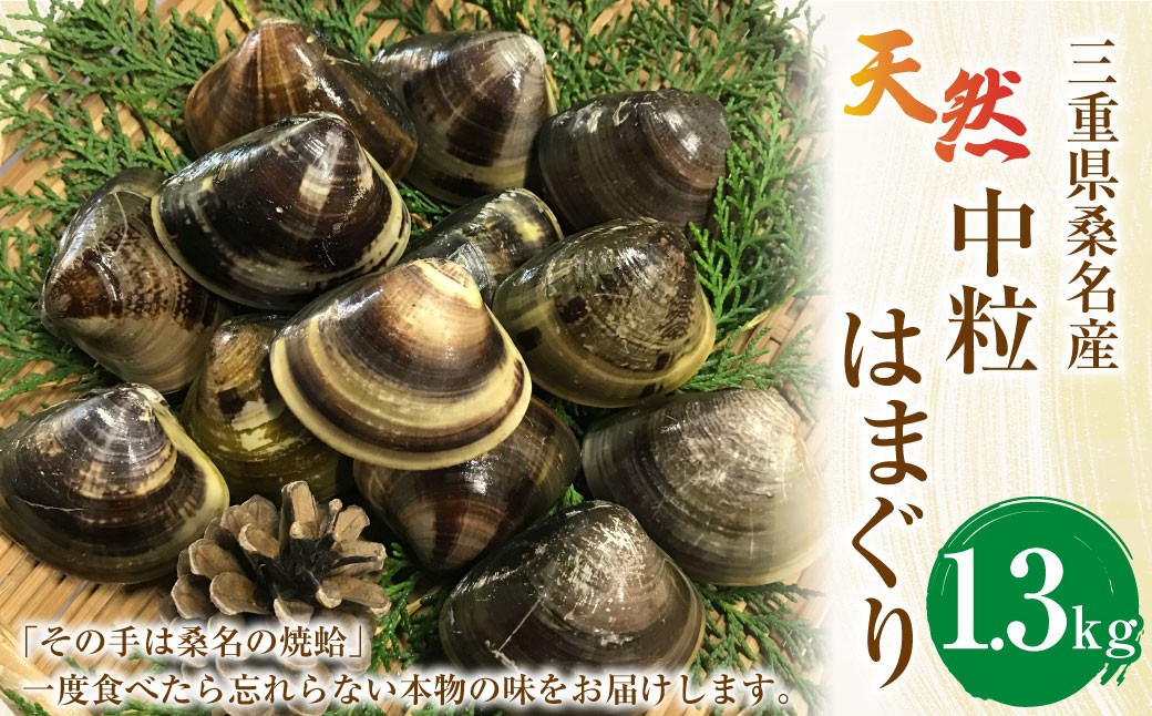 マルヨシ水産 桑名産中粒天然蛤 1.3kg