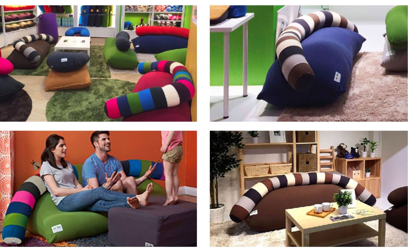 多彩なYogiboを四日市ふるさと納税で。家族の団らんに