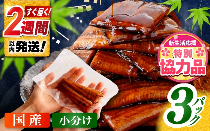 うなぎ 鰻 ウナギ 鰻の蒲焼 うなぎ 国産 高知 高知県産 お取り寄せ 鰻 うなぎ 土用の丑の日 小分け 便利 簡単 おかず 
