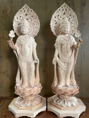 赤井彫刻工房　菩薩立像｜ac00007 塩竈市 塩釜 (有)赤井商店 赤井彫刻工房