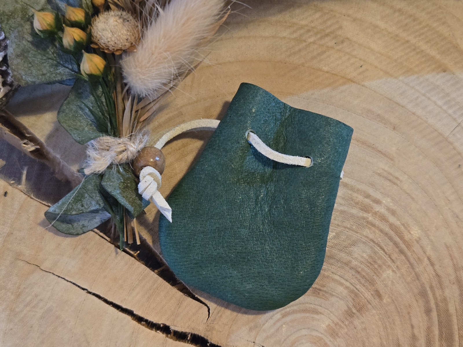 シカ革グリーン