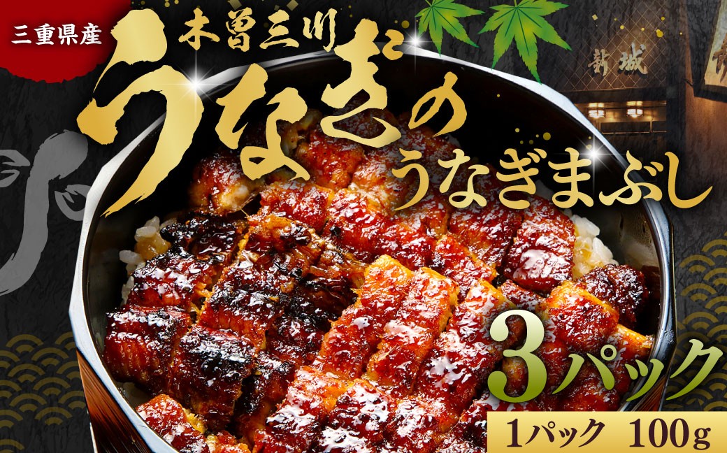 木曽三川ウナギのうなぎまぶし3パック