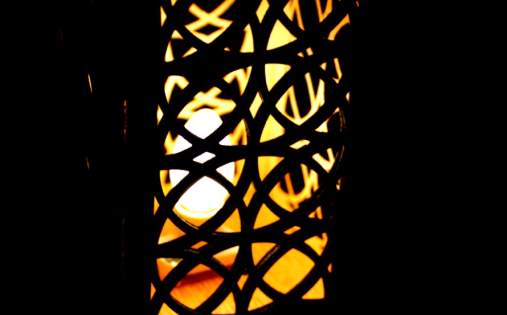 木製行燈型 LEDランタン