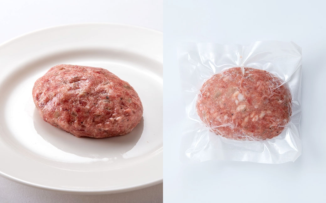 鹿児島黒牛×黒豚 黒黒生ハンバーグ6個セット