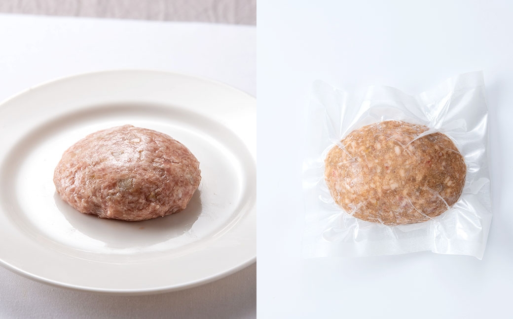 鹿児島黒牛×黒豚 黒黒生ハンバーグ6個セット