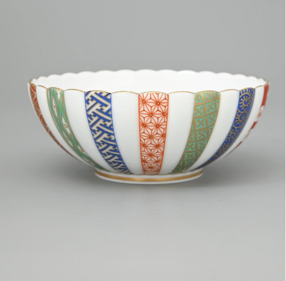 染錦の地紋柄のデザイン　おもてなしの器に