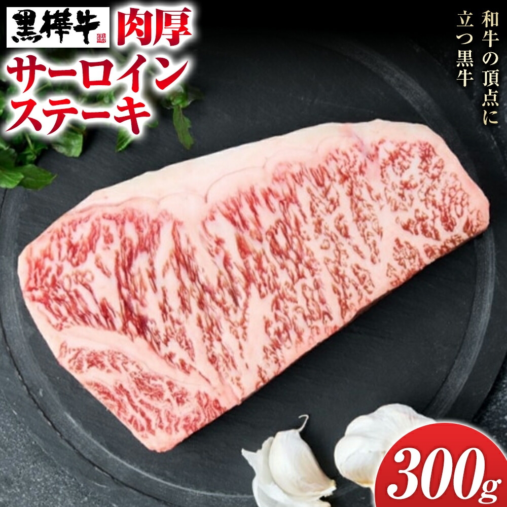 くまもと黒毛和牛 杉本本店 黒樺牛 A4~A5等級 肉厚サーロインステーキ 300g