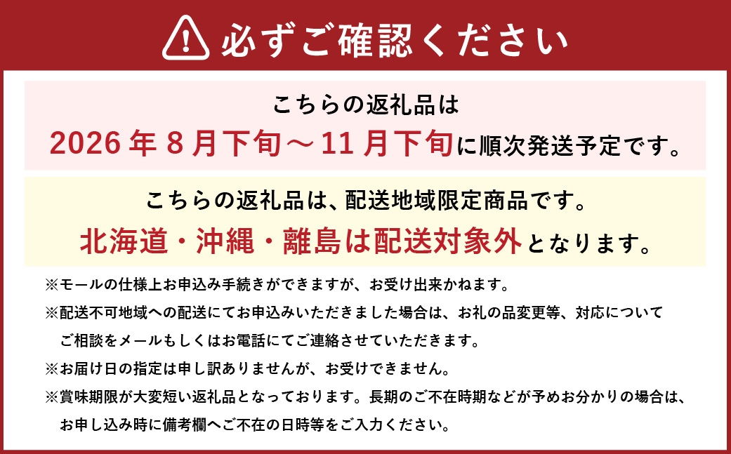 【2026年8月下旬～11月下旬発送予定】岡山県産 シャインマスカット 晴王 約2kg（3房～6房）