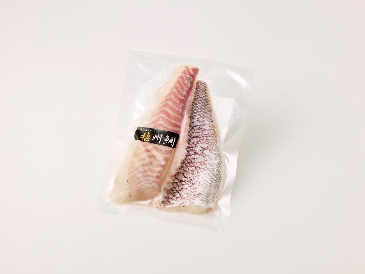 穂州鯛のサク２人前（2～3本）をお届けします