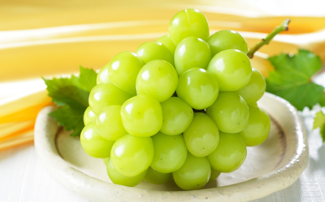 岡山県産 岡山白桃 ロイヤル 3Lサイズ 約300g×2玉･シャインマスカット 晴王 約600g×1房 詰合せ