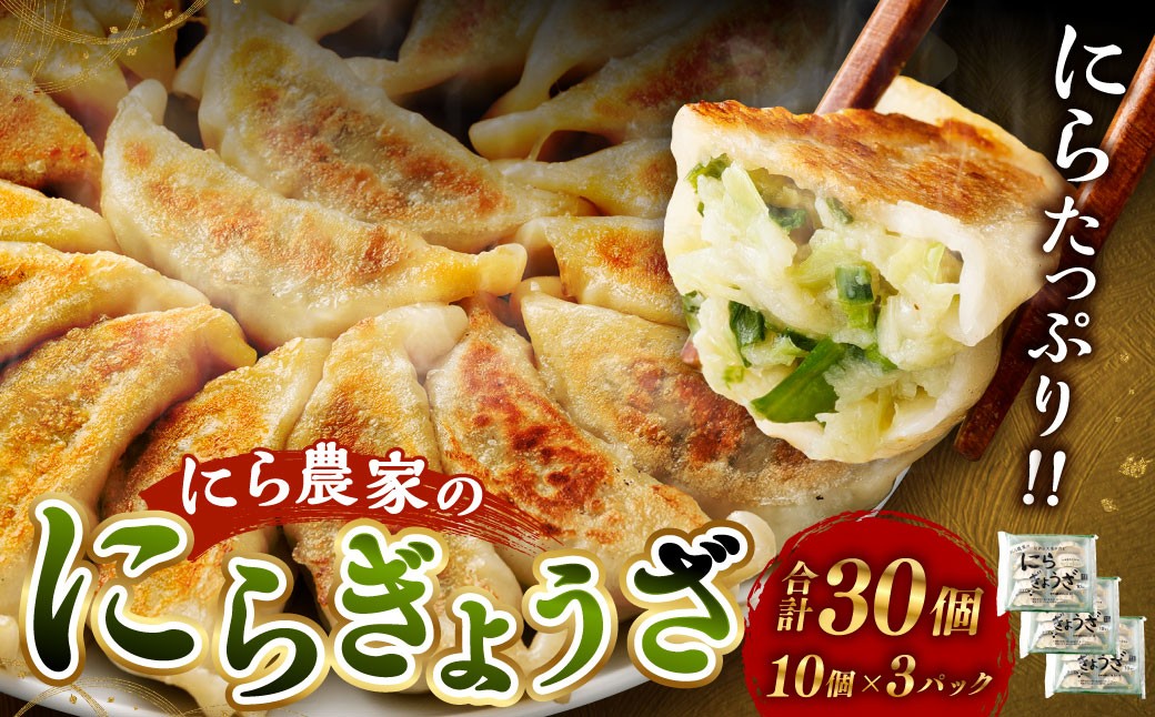 にら農家の『にらぎょうざ』 30個