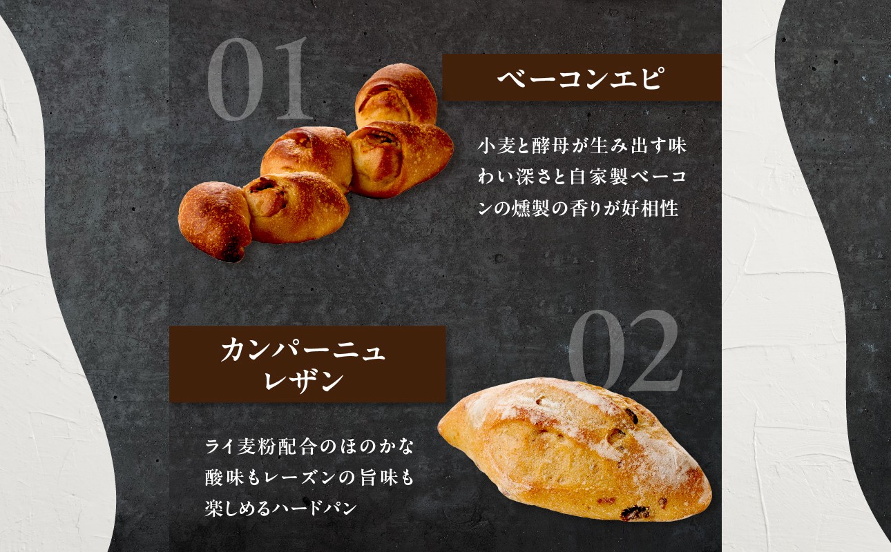 ハード系パン9種＋スコーン1種セット！ 