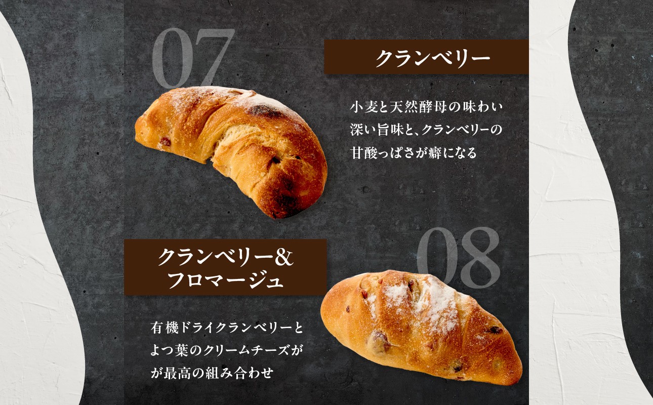 ハード系パン9種＋スコーン1種セット！ 