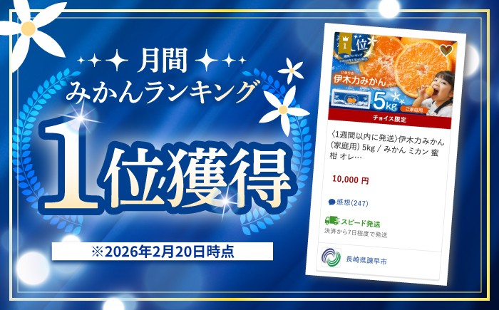 伊木力みかん 家庭用みかん 5kg みかん ミカン 蜜柑 フルーツ 果物