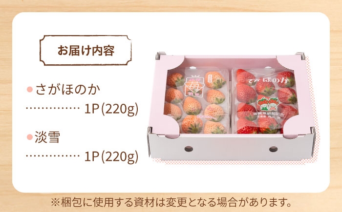 赤白いちご食べ比べ！