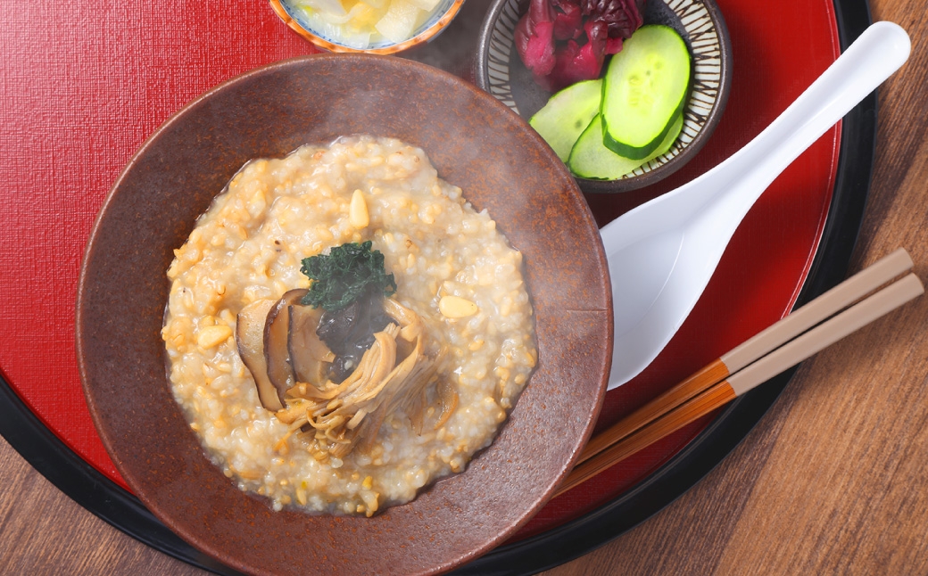 レトルトきのこ粥セット ／ 粥 おかゆ 保存食 長期保存 レトルト 防災食