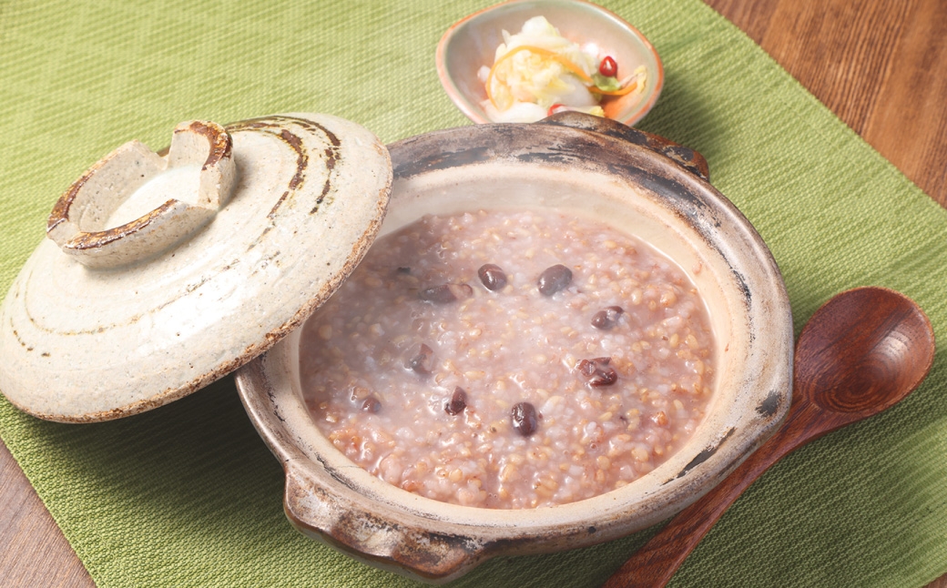 【全3回定期便】レトルト養生粥 (ナッツ抜き) セット ／ 220g×6個 お粥 保存食 長期保存 手軽 防災食 長崎県 長崎市