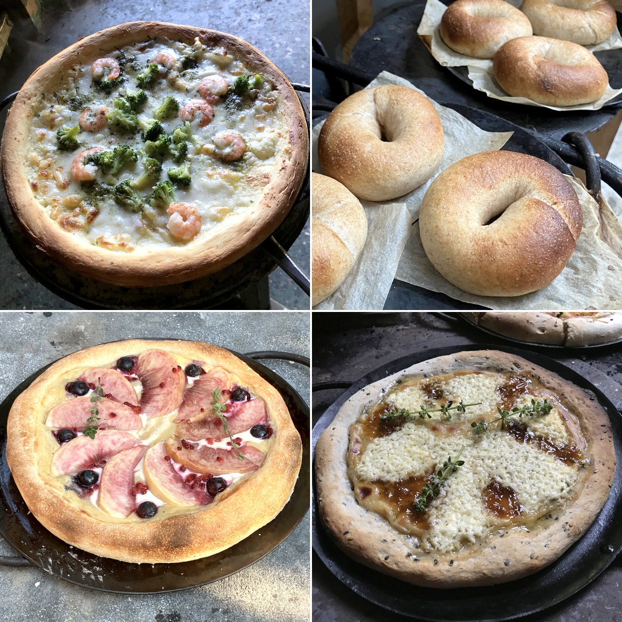 ◆天火オーブンピザ窯を使用した調理例◆