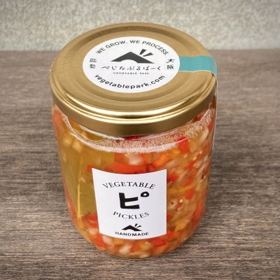 【能勢特産】《農家手づくり》便利な刻みピクルス 旬野菜のタルタルミックスピクルス 4本セット | べじたぶるぱーく株式会社