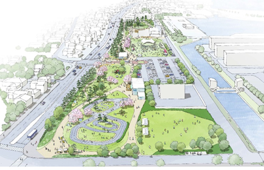 公園鳥瞰イメージ