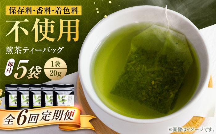 定期便 香る 煎茶フレーバー ティーバッグ セット お茶 国産 岐阜 白川町