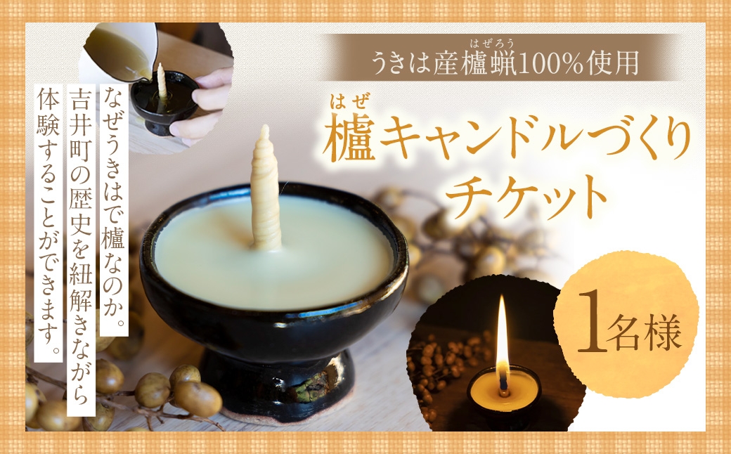 櫨キャンドルづくりチケット
