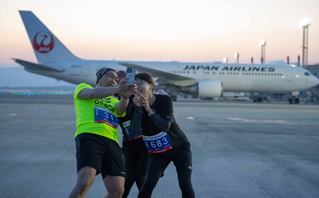 阿蘇くまもと空港早朝ランウェイマラソン  参加権 