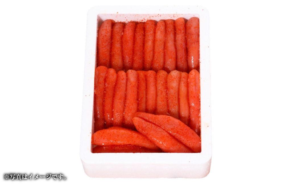 博多まるきた水産 無着色 辛子明太子 一本物 計3kg （ 1kg × 3箱 ）