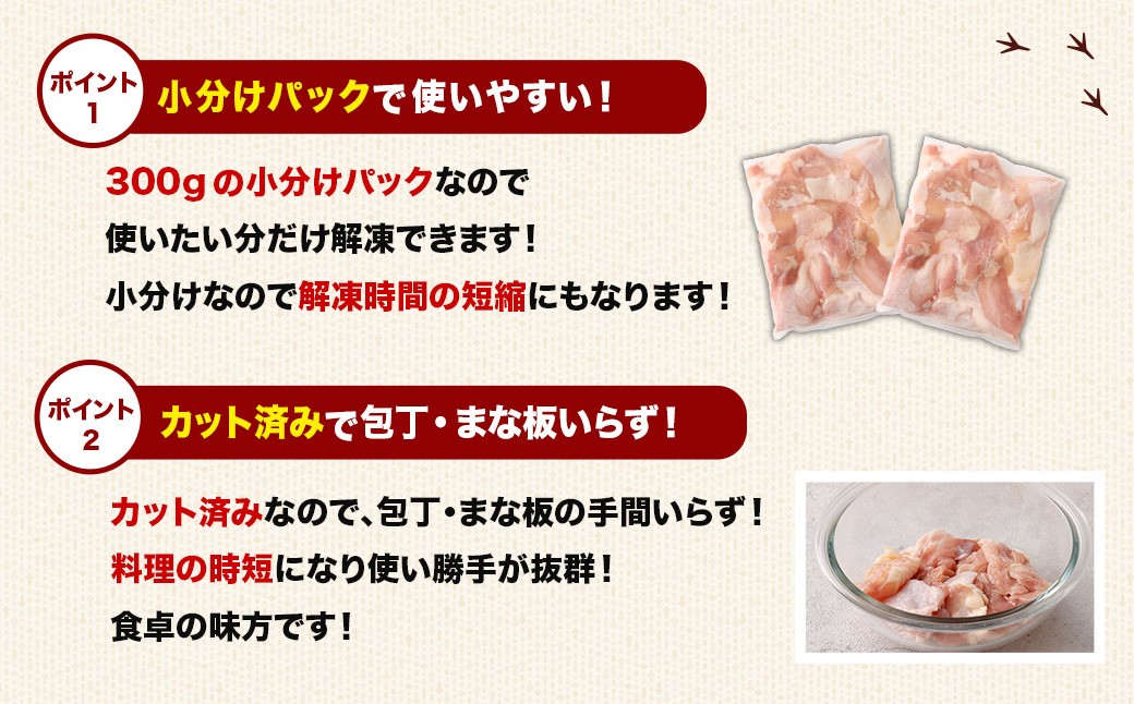 鶏もも肉 300g×36パック 計10.8kg