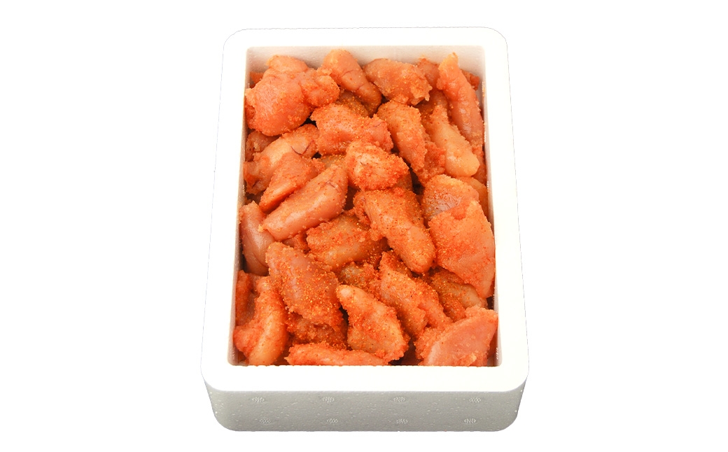 【 訳あり 】 大容量 「 無着色 辛子明太子 小切れ 」 1kg