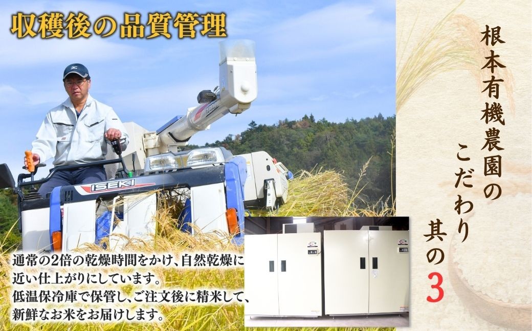 【令和7年産】南相馬・根本有機農園のJAS有機米コシヒカリ10kg（玄米）