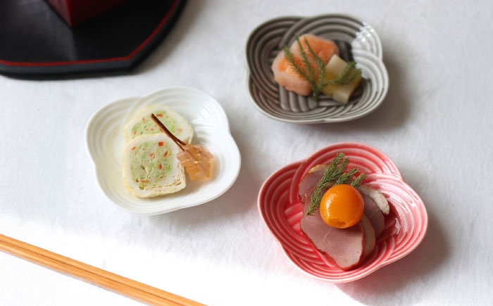 結 豆皿 白 ホワイト 日本製 美濃焼 皿 お祝い 食器