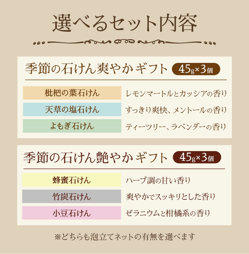 ナチュラルソープ 3点セット×5箱
