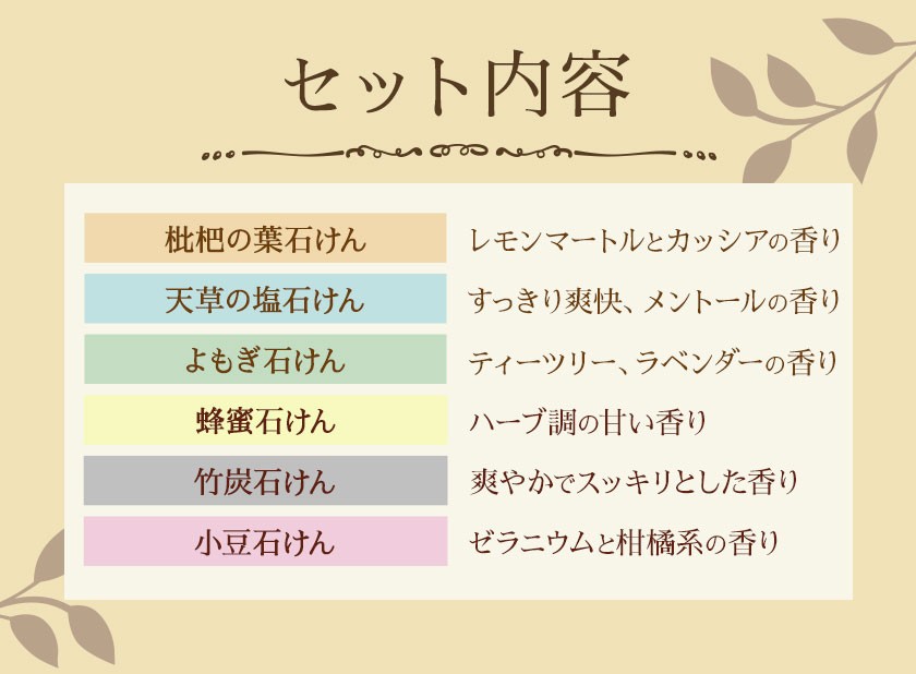 ナチュラルソープ 3点セット×5箱