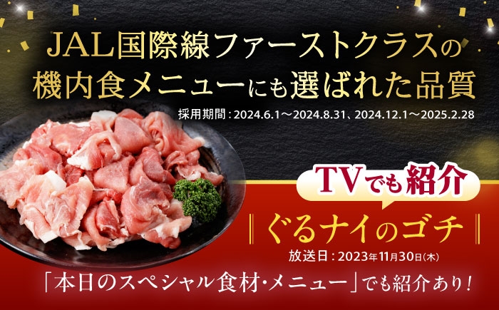 諫美豚 豚肉 うで・もも切り落とし 計1.5kg (300g×5p) 小分けパック