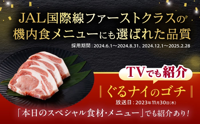 諫美豚 豚肉 ロースステーキ 計800g (100g×8枚)